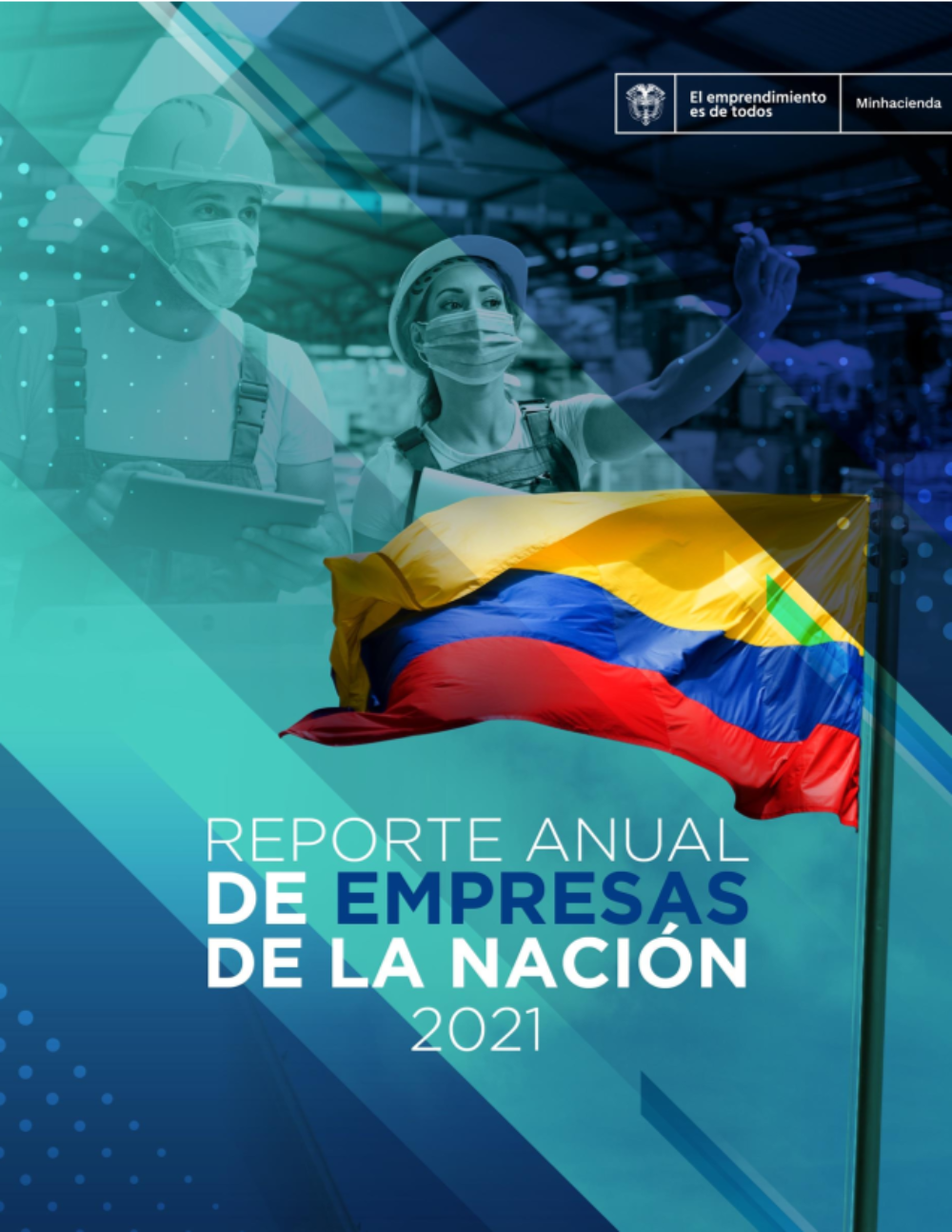 Portada documento Reporte Anual de Empresas de la Nación 2021