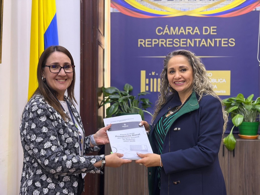MinHacienda radica proyecto de Presupuesto de Regalías
