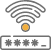 Icono de acceso a internet y WIFI