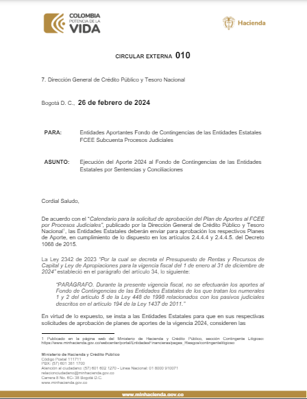 imagen de Circular Externa 010 febrero 26 de 2024
